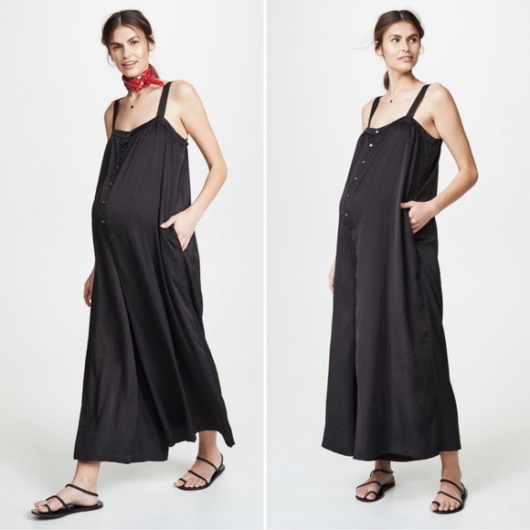 Hatch BLACK Maternity Jasmine Wide Leg Jumper - Picture 3 of 15